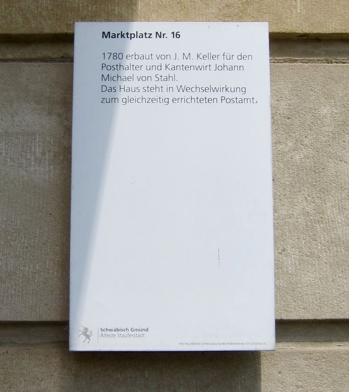 Marktplatz Nr. 16 Marker image. Click for full size.