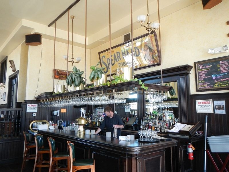 The bar in the Geiser Grand Hotel. Click for full size. The bar in the Geiser Grand Hotel image. Click for full size.