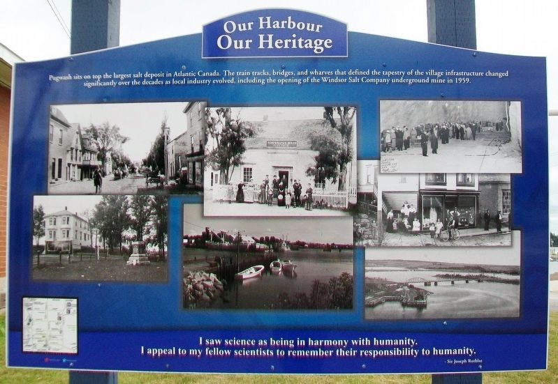 Evolution of Pugwash Industry Marker. Click for full size. Evolution of Pugwash Industry Marker image. Click for full size.