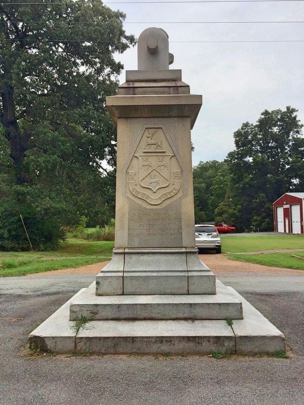 St. Charles Battle Monument (southeast face). Click for full size. St. Charles Battle Monument (southeast face) image. Click for full size.