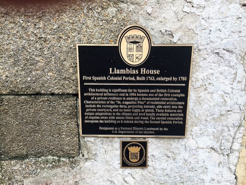 Llambias House Marker. Click for full size. Llambias House Marker image. Click for full size.