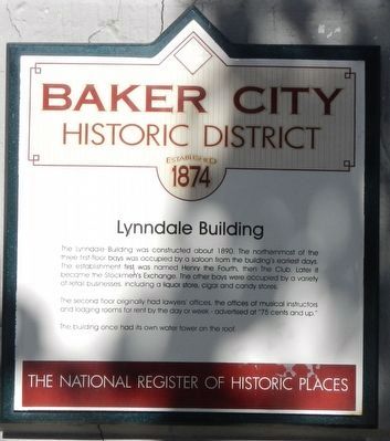 Lynndale Building Marker image. Click for full size.