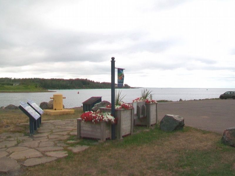 Pugwash Harbour and Markers image. Click for full size.