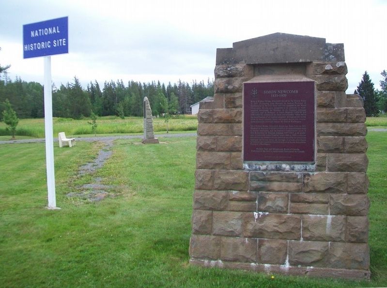 Simon Newcomb Marker. Click for full size. Simon Newcomb Marker image. Click for full size.