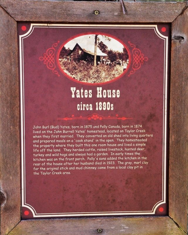 Yates House Marker image. Click for full size.
