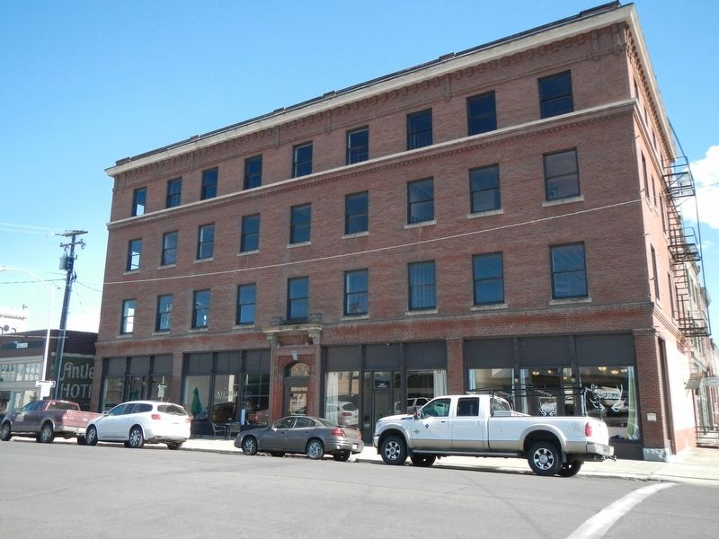 Antlers Hotel and Marker image. Click for full size.