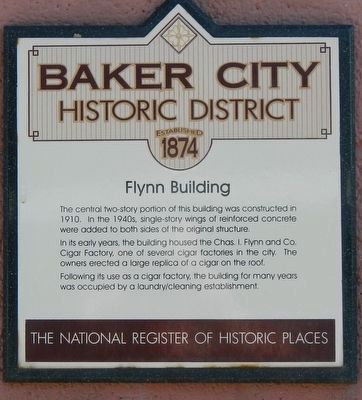 Flynn Building Marker image. Click for full size.