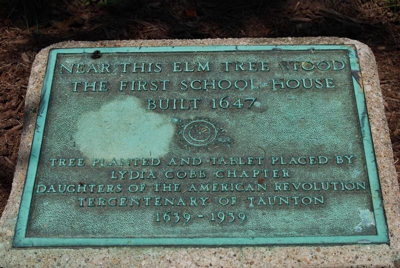 First School House Marker closeup. Click for full size. First School House Marker closeup image. Click for full size.