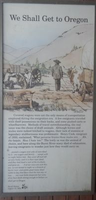 We Shall Get to Oregon panel image. Click for full size.