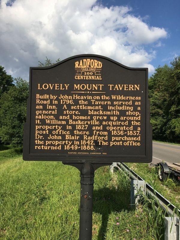 Lovely Mount Tavern Marker. Click for full size. Lovely Mount Tavern Marker image. Click for full size.