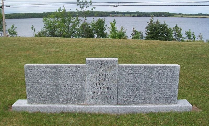 St. John's United Church Cemetery Monument. Click for full size. St. John's United Church Cemetery Monument image. Click for full size.