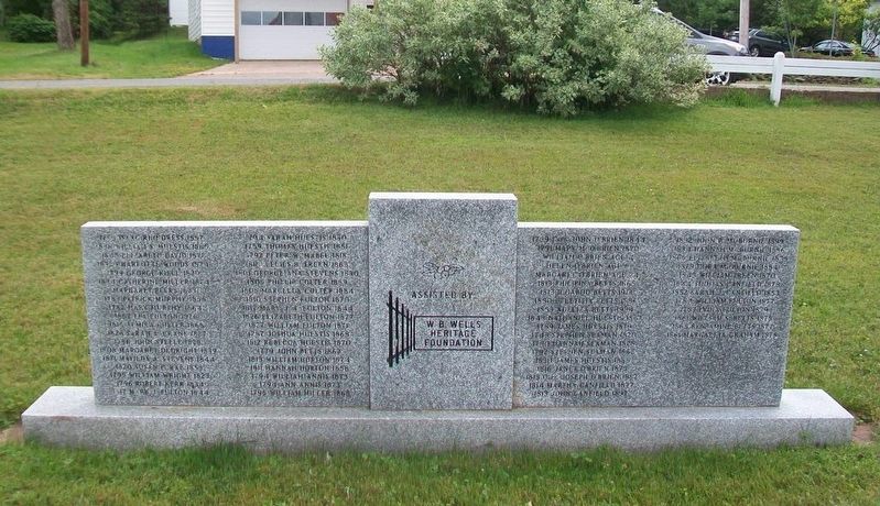 St. John's United Church Cemetery Monument (back). Click for full size. St. John's United Church Cemetery Monument (back) image. Click for full size.