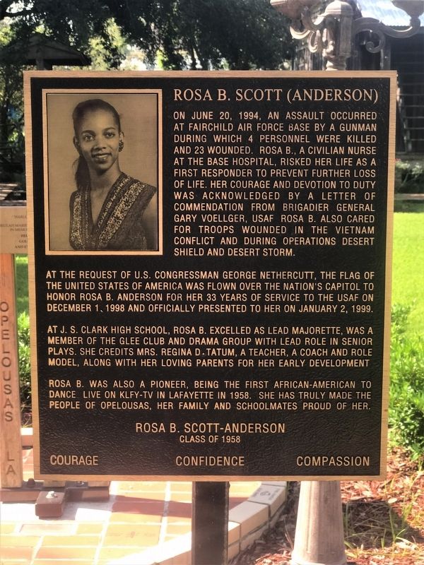 Rosa B. Scott (Anderson) Marker. Click for full size. Rosa B. Scott (Anderson) Marker image. Click for full size.