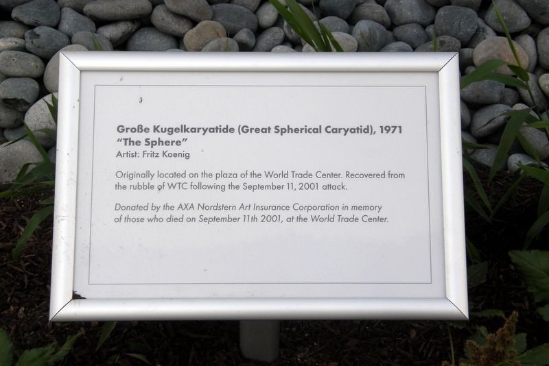 Grosse Kugelkaryatide (Great Spherical Caryatid), 1971 Marker image. Click for full size.