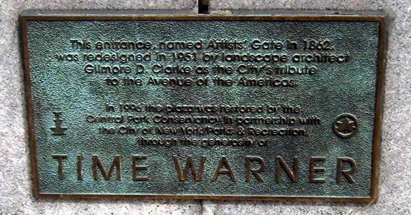 Artists' Gate Marker image. Click for full size.