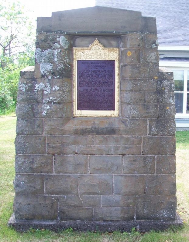Naval Encounter at Tatamagouche Monument. Click for full size. Naval Encounter at Tatamagouche Monument image. Click for full size.