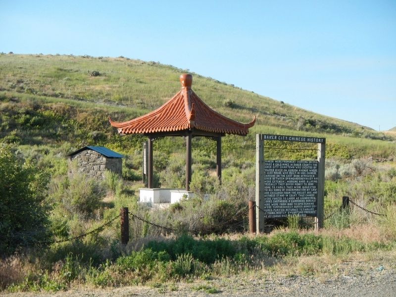 Baker City Chinese History Marker image. Click for full size.