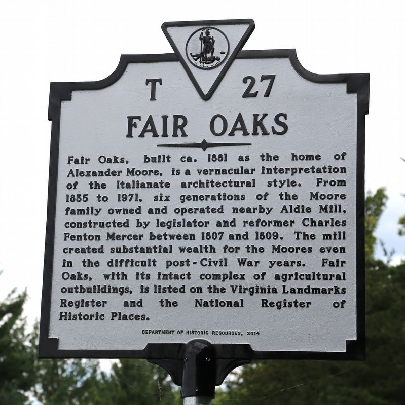Fair Oaks Marker image. Click for full size.