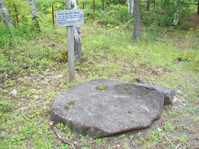 Local Granite Stone and Marker image. Click for full size.