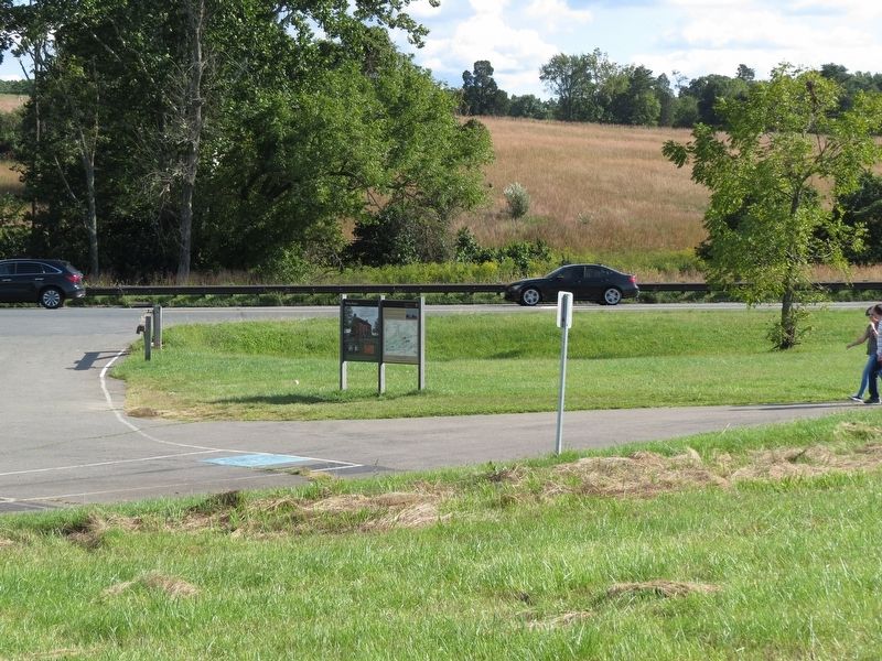 Stone House Marker and Lee Highway image. Click for full size.