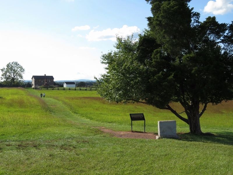 The Bartow Monument Marker and Monument. Click for full size. The Bartow Monument Marker and Monument image. Click for full size.
