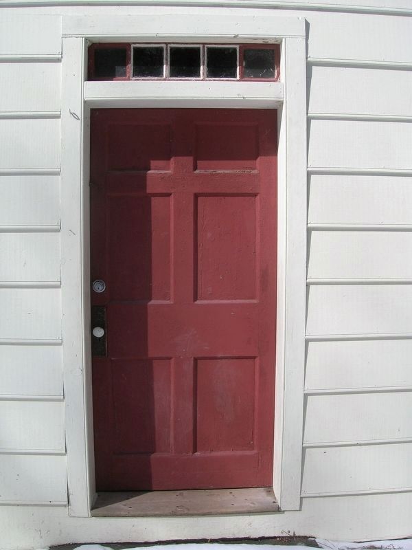Old Lutheran Parsonage, Main Entrance image. Click for full size.