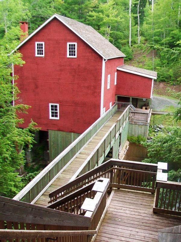 Balmoral Grist Mill and Markers image. Click for full size.