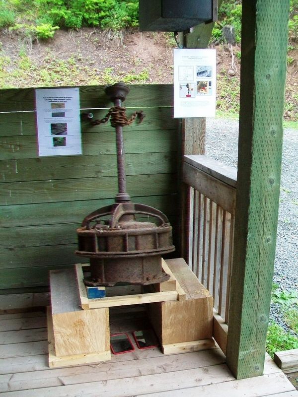 Sutherland Sawmill Turbine and Marker. Click for full size. Sutherland Sawmill Turbine and Marker image. Click for full size.