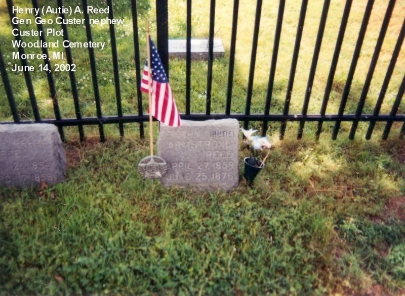 Autie Reed Grave Marker. Click for full size. Autie Reed Grave Marker image. Click for full size.