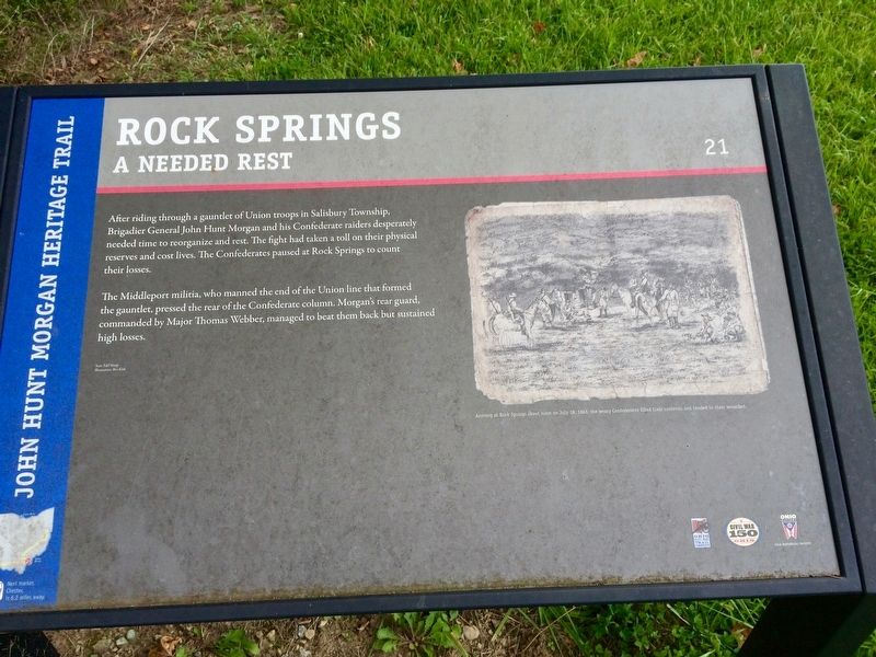 Rock Springs Marker image. Click for full size.