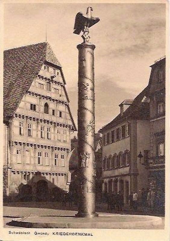 Schwäbisch Gmünd War Memorial. Click for full size. Schwäbisch Gmünd War Memorial image. Click for full size.