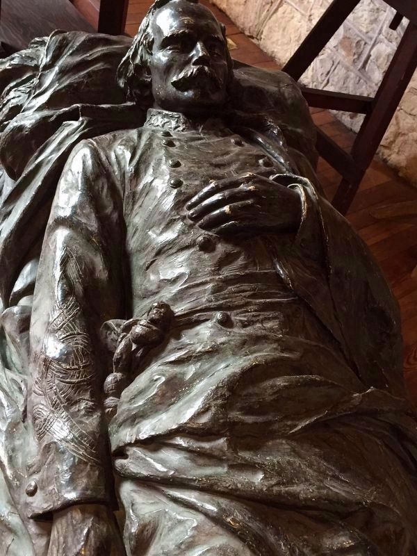 Tomb Effigy of Albert Sidney Johnston. Click for full size. Tomb Effigy of Albert Sidney Johnston image. Click for full size.