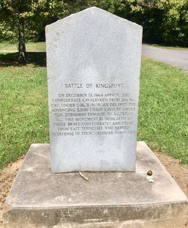 Battle of Kingsport Monument image. Click for full size.