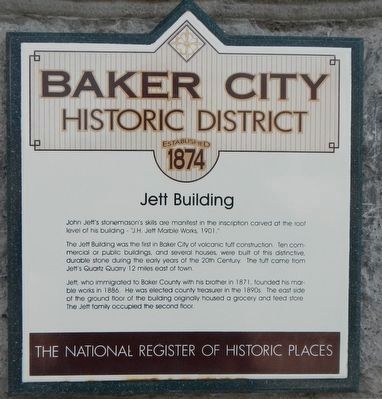 Jett Building Marker image. Click for full size.