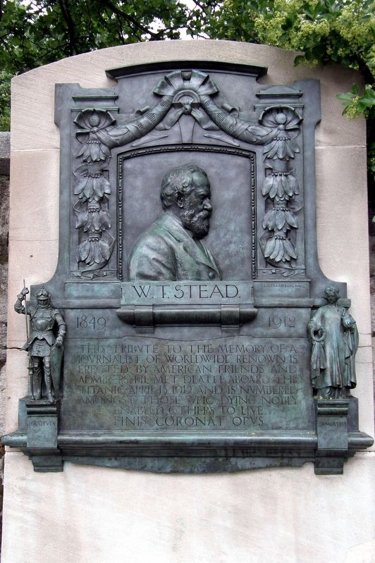 W.T. Stead Marker image. Click for full size.