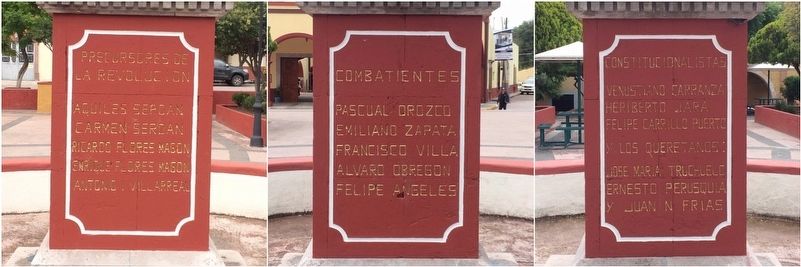 Monument to the Mexican Revolution Marker. Click for full size. Monument to the Mexican Revolution Marker image. Click for full size.