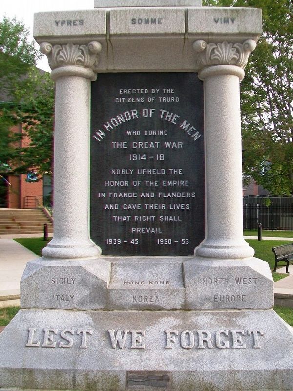 War Memorial. Click for full size. War Memorial image. Click for full size.