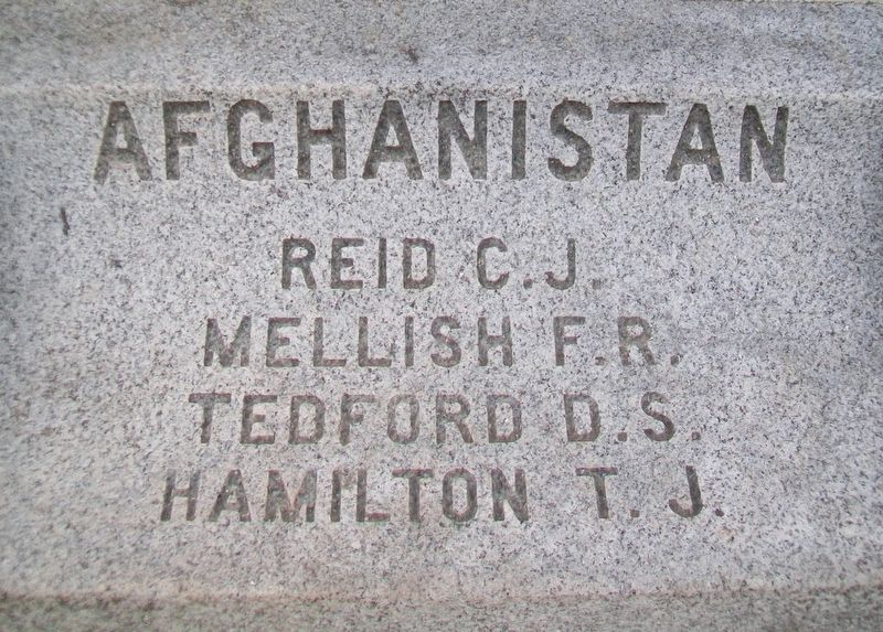War Memorial Honored Dead. Click for full size. War Memorial Honored Dead image. Click for full size.