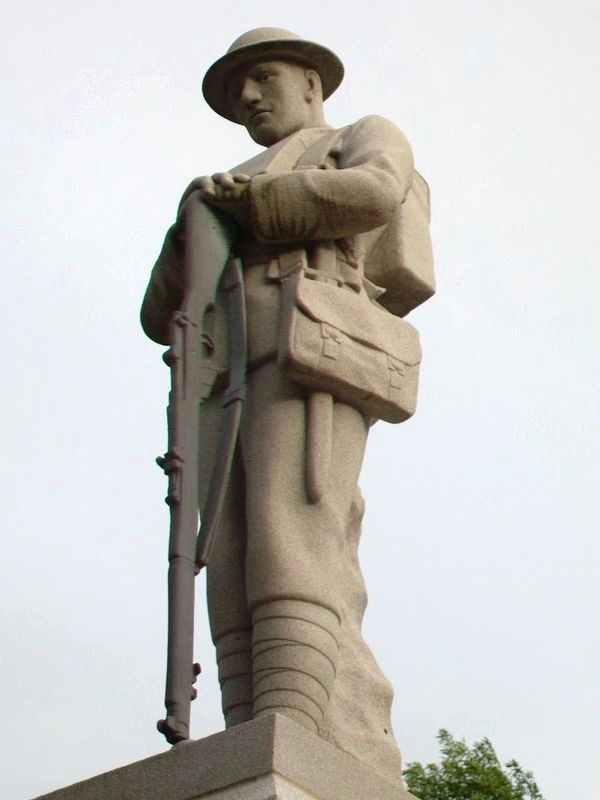 War Memorial Statue. Click for full size. War Memorial Statue image. Click for full size.