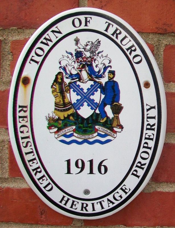 First Presbyterian/United Church Truro Heritage Marker image. Click for full size.