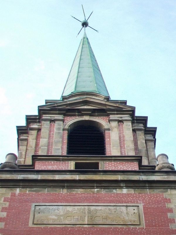 First Presbyterian/United Church Steeple image. Click for full size.