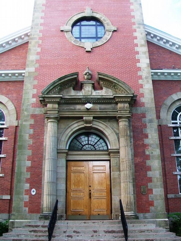 First Presbyterian/United Church and Markers image. Click for full size.