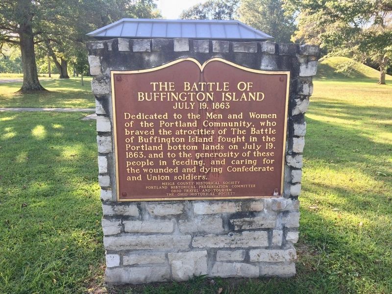 The Battle of Buffington Island Marker image. Click for full size.