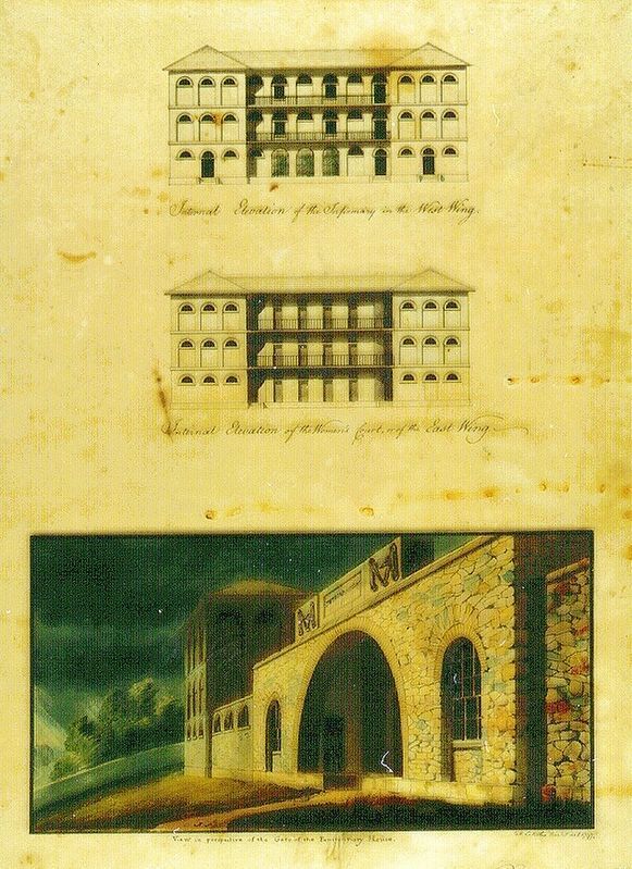 Latrobes Penitentiary House Drawings image. Click for full size.