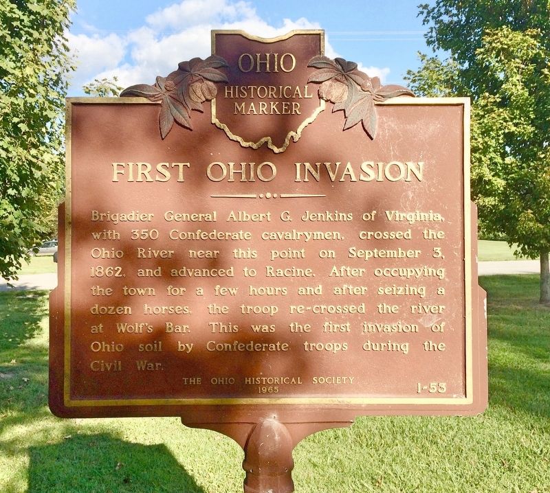 First Ohio Invasion Marker image. Click for full size.
