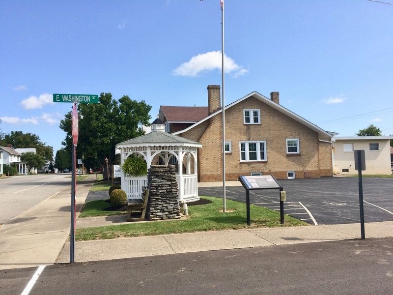 Winchester Marker on East Washington Street. image. Click for full size.