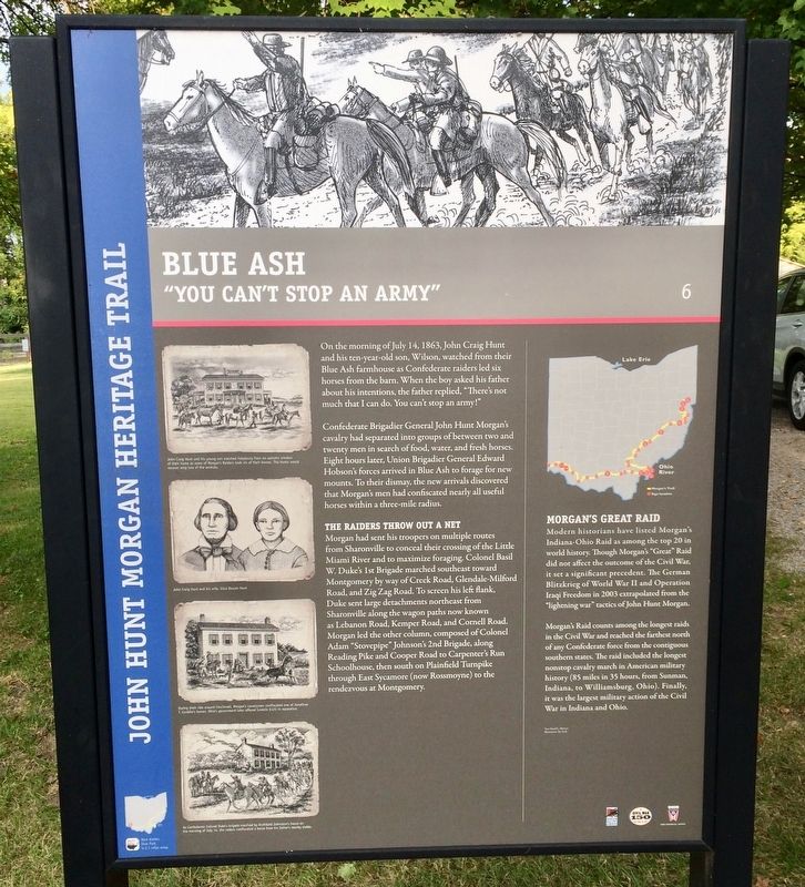 Blue Ash Marker. Click for full size. Blue Ash Marker image. Click for full size.