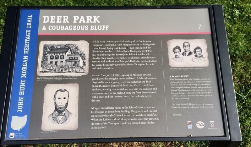 Deer Park Marker. Click for full size. Deer Park Marker image. Click for full size.