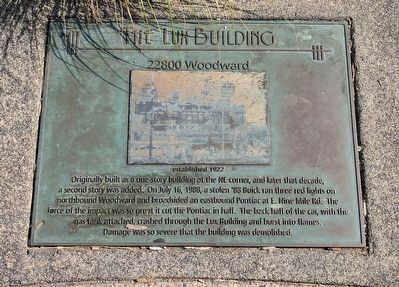 The Lux Building Marker. Click for full size. The Lux Building Marker image. Click for full size.