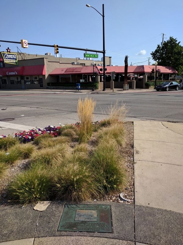 Marker and Former Site of The Lux Building. Click for full size. Marker and Former Site of The Lux Building image. Click for full size.